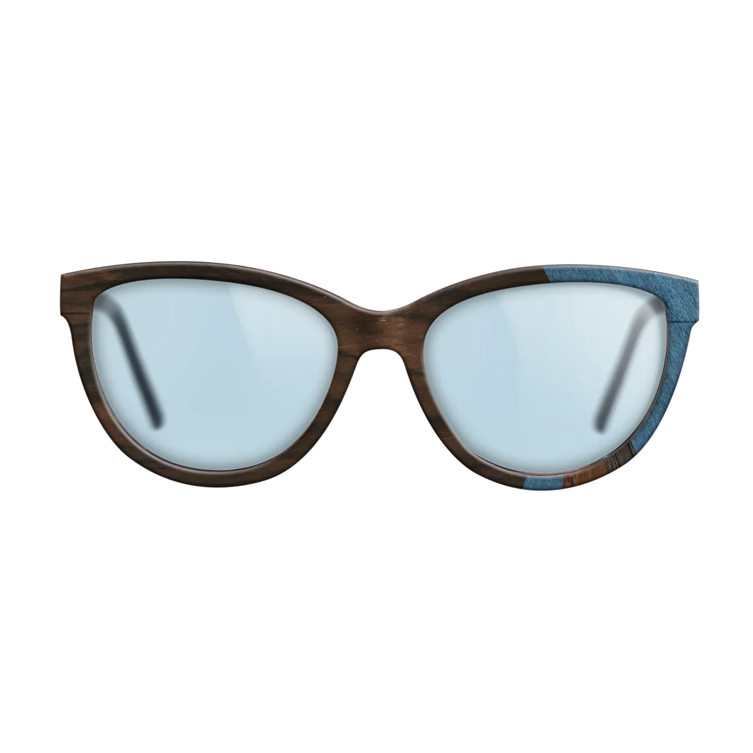 Fumed Oak,Poplar Dyed: Blue Denim,Ziricote Dark Quartered,Walnut Claro Light: Fractal - The Maiden - Cat - SIRIS wood optic