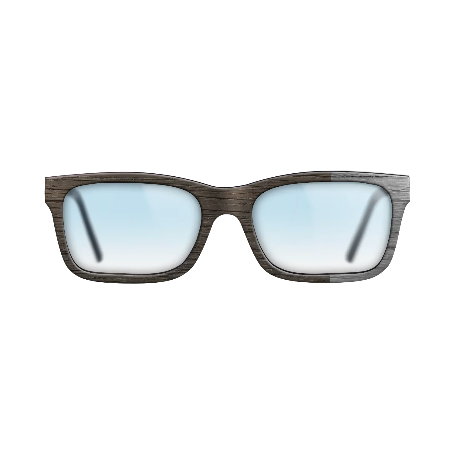 Fumed Oak,Poplar Dyed: Grey: Bauhaus - The Sage - Rectangle - SIRIS wood optic