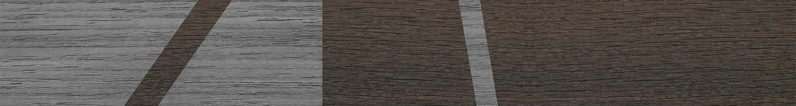 Fumed Oak,Poplar Dyed: Grey: Diametric - The Hero - Square - SIRIS wood optic