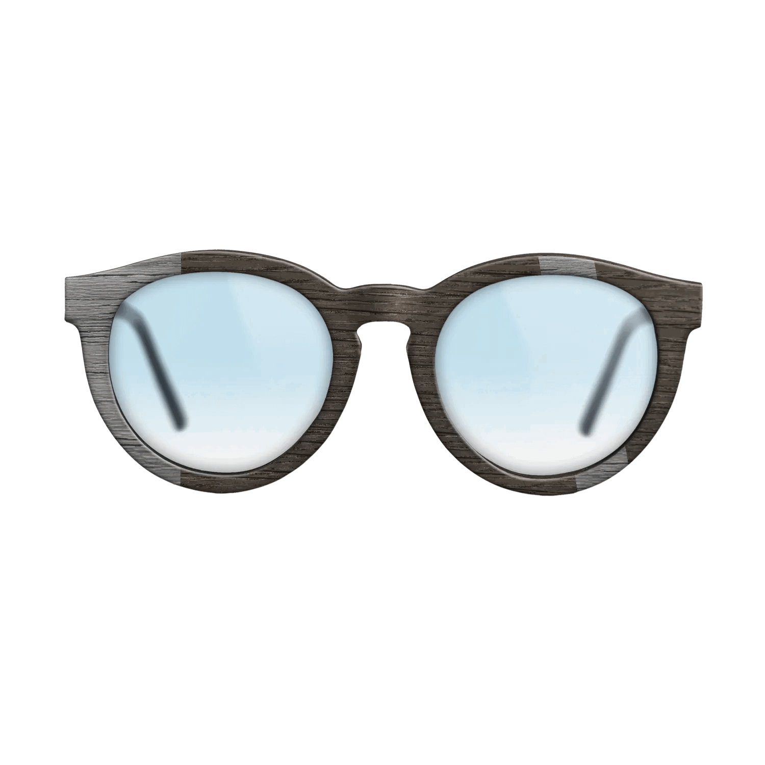 Fumed Oak,Poplar Dyed: Grey: Diametric - The Rebel - Round - SIRIS wood optic