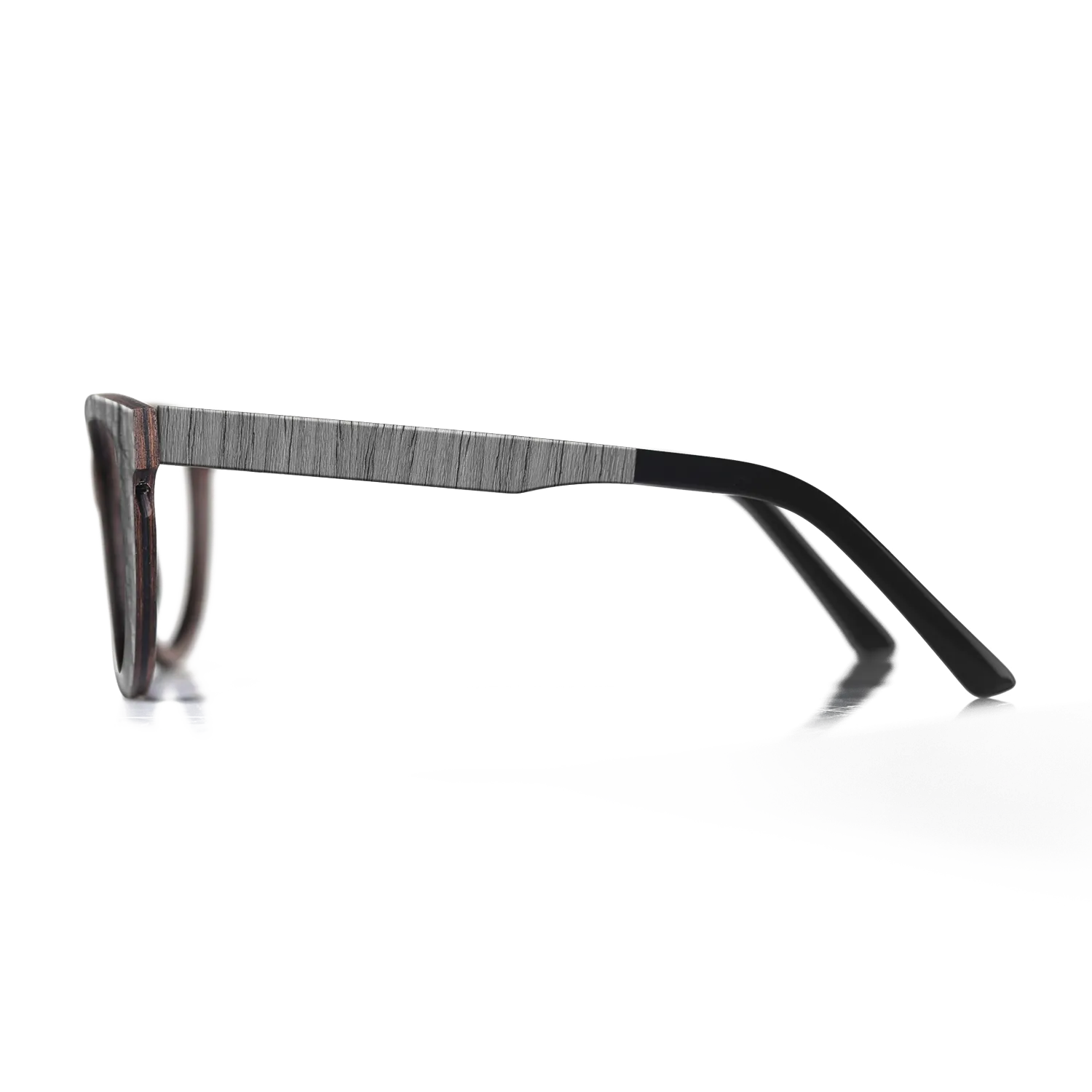 Fumed Oak,Poplar Dyed: Grey: Dicut - The Rebel - Round - SIRIS wood optic