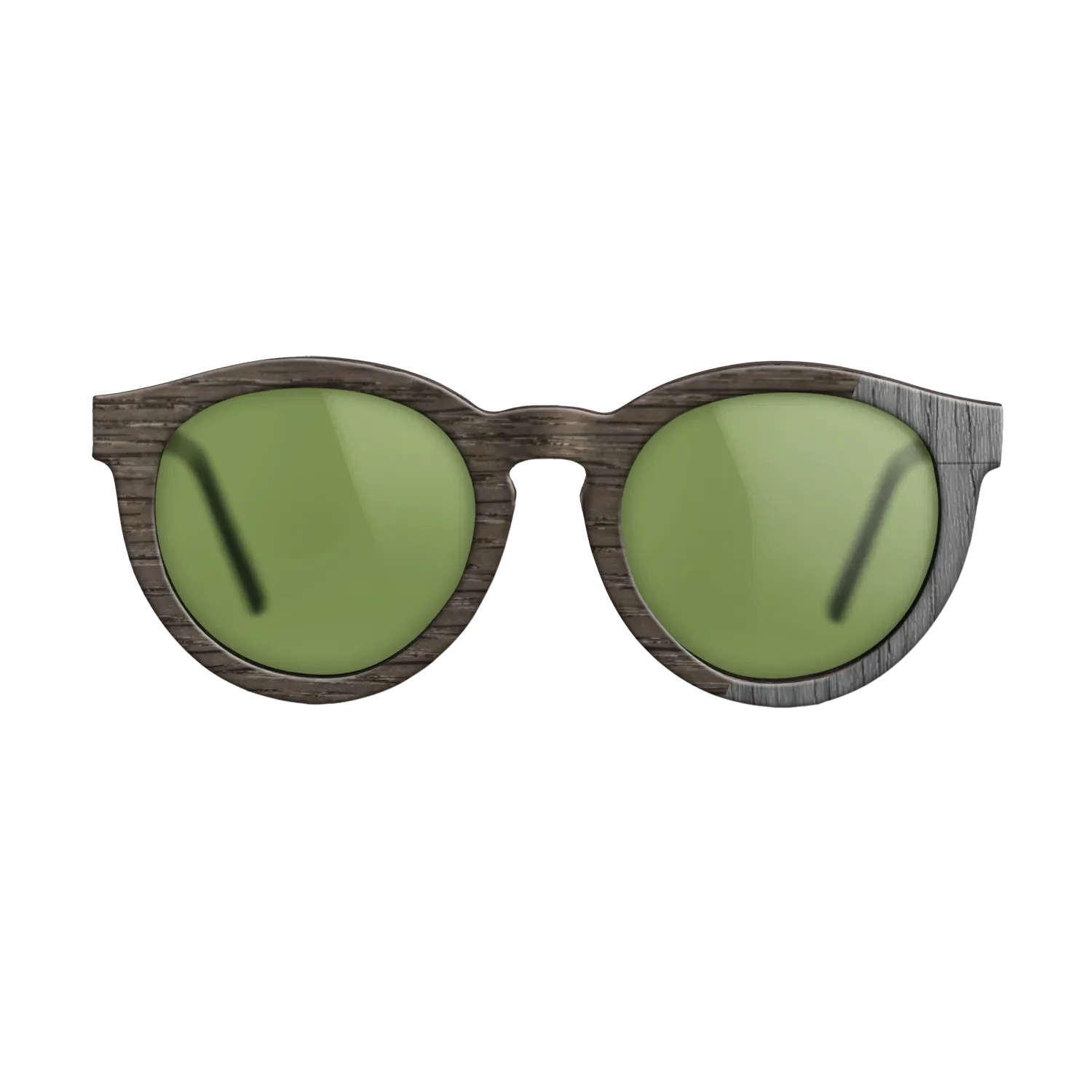 Fumed Oak,Poplar Dyed: Grey: Dicut - The Rebel - Round - SIRIS wood optic