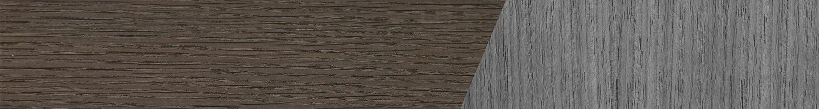 Fumed Oak,Poplar Dyed: Grey: Dicut - The Sage - Rectangle - SIRIS wood optic