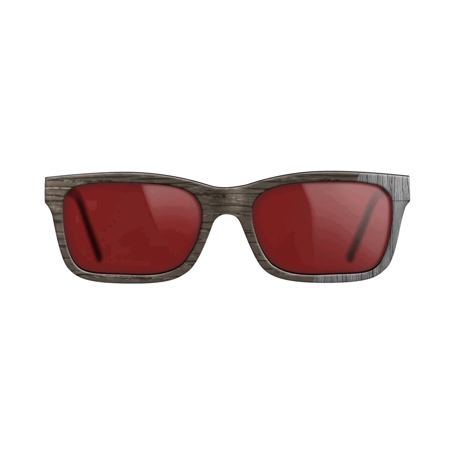 Fumed Oak,Poplar Dyed: Grey: Dicut - The Sage - Rectangle - SIRIS wood optic