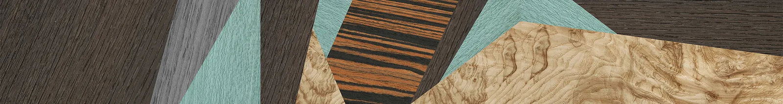 Fumed Oak,Poplar Dyed: Grey,Olive Burl,Italian Ebony,Poplar Dyed: Baby Blue: Mosaic - The Rebel - Round - 1686 - SIRIS wood optic