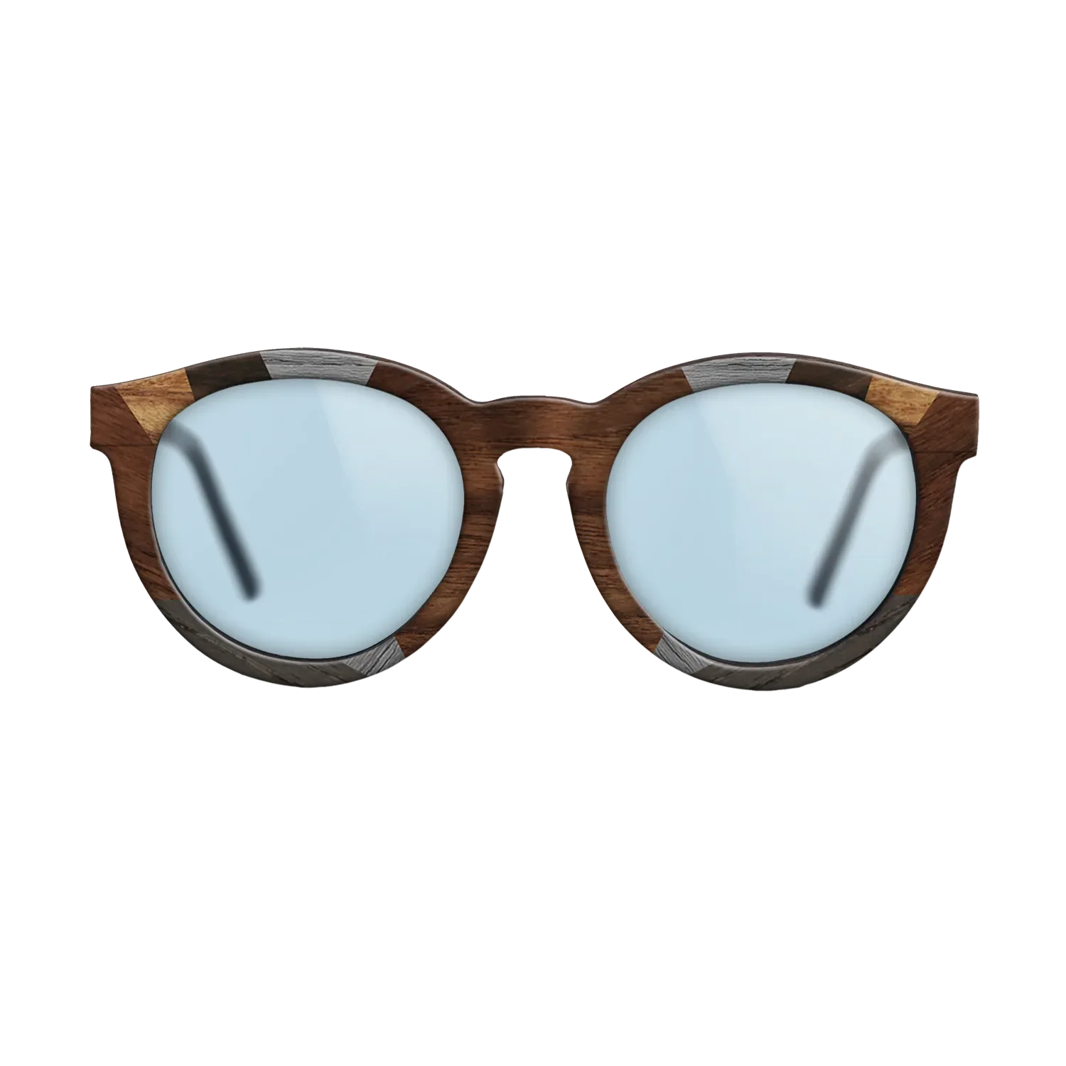 Fumed Oak,Poplar Dyed: Grey,Ziricote Light Quartered,Ziricote Dark Quartered,Koa,Walnut Claro Dark: Recursive - The Rebel - Round - 1149 - SIRIS wood optic