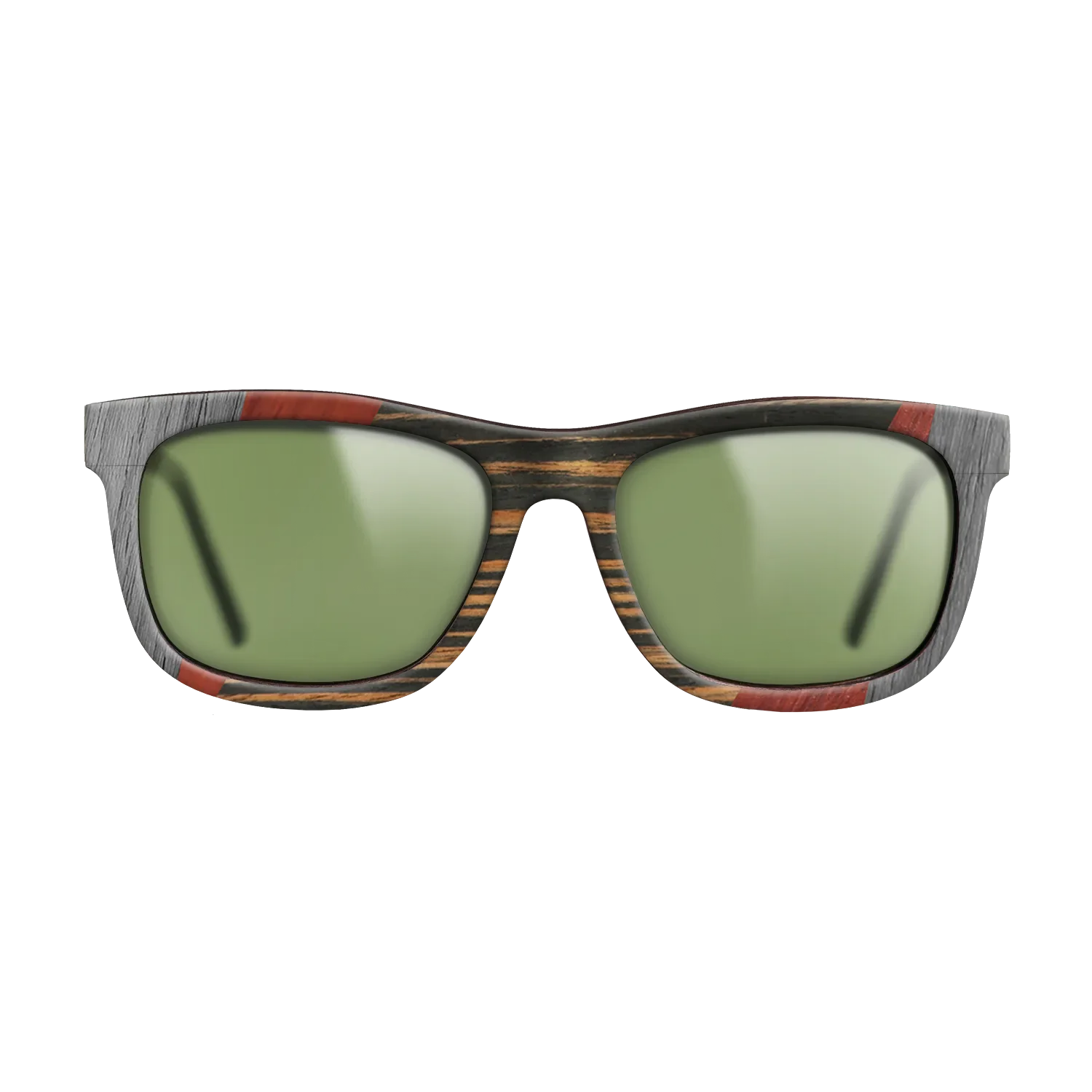 Fumed Oak,Poplar Dyed: Red,Poplar Dyed: Grey,Italian Ebony,Olive Burl: Mosaic - The Hero - Square - 2056 - SIRIS wood optic