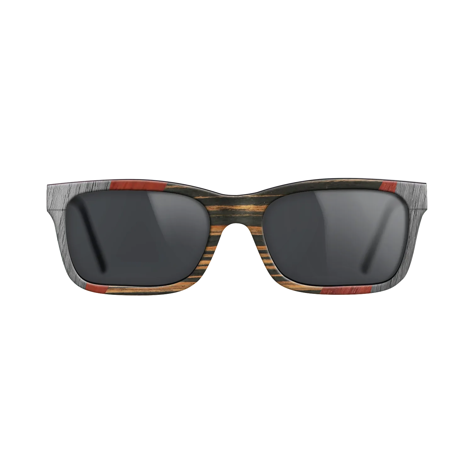 Fumed Oak,Poplar Dyed: Red,Poplar Dyed: Grey,Italian Ebony,Olive Burl: Mosaic - The Sage - Rectangle - 2056 - SIRIS wood optic