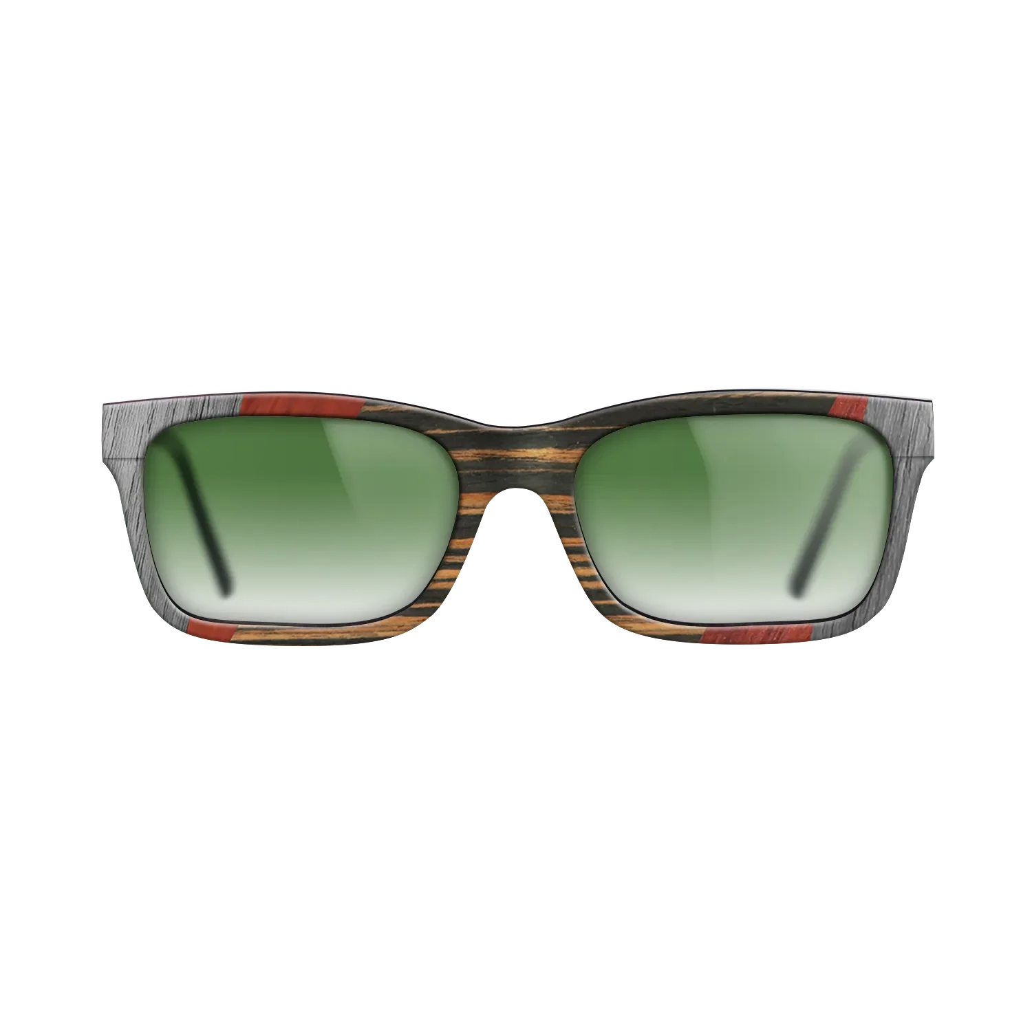 Fumed Oak,Poplar Dyed: Red,Poplar Dyed: Grey,Italian Ebony,Olive Burl: Mosaic - The Sage - Rectangle - 2056 - SIRIS wood optic