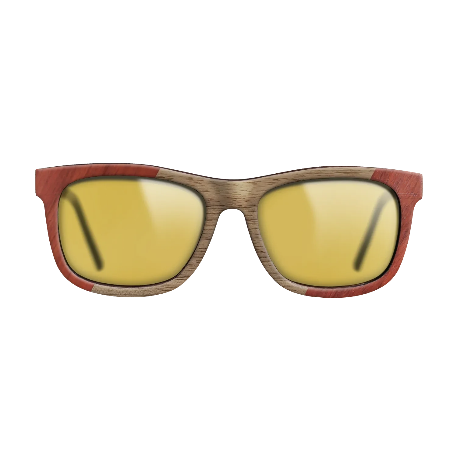 Fumed Oak,Poplar Dyed: Red,Walnut: Straight Grain: Angle Cut - The Hero - Square - SIRIS wood optic