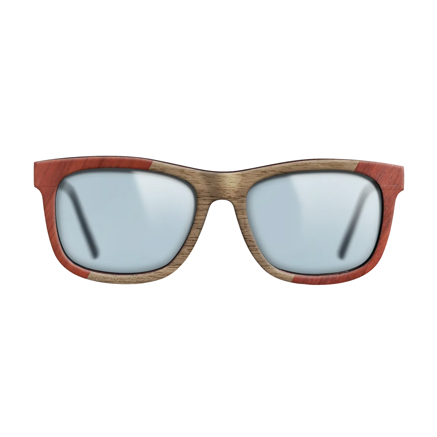 Fumed Oak,Poplar Dyed: Red,Walnut: Straight Grain: Angle Cut - The Hero - Square - SIRIS wood optic