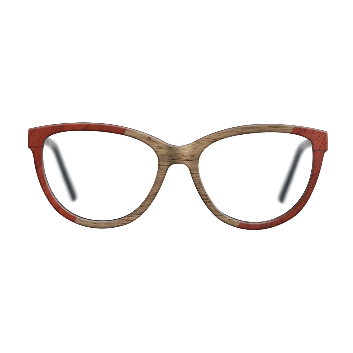 Fumed Oak,Poplar Dyed: Red,Walnut: Straight Grain: Angle Cut - The Maiden - Cat - SIRIS wood optic