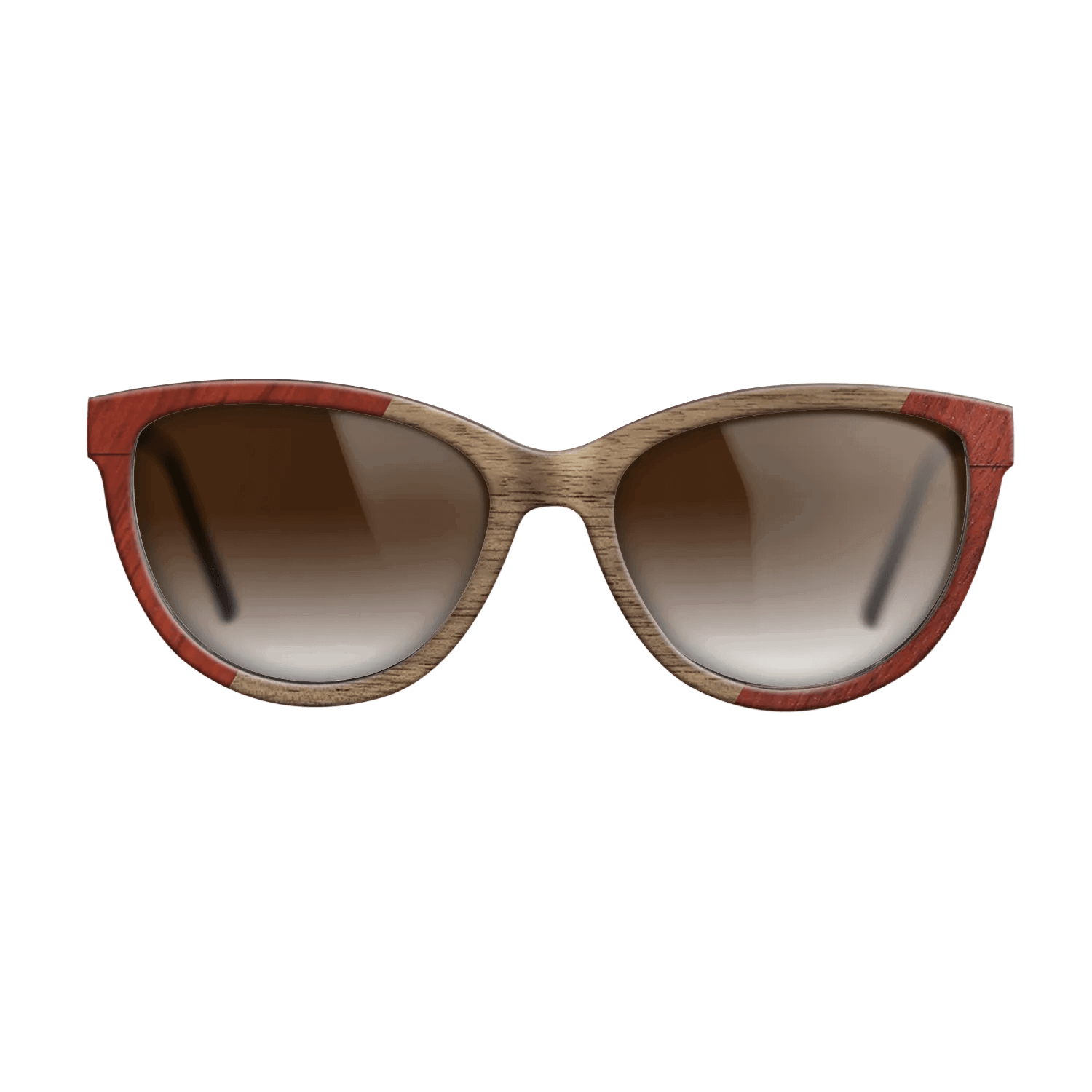 Fumed Oak,Poplar Dyed: Red,Walnut: Straight Grain: Angle Cut - The Maiden - Cat - SIRIS wood optic