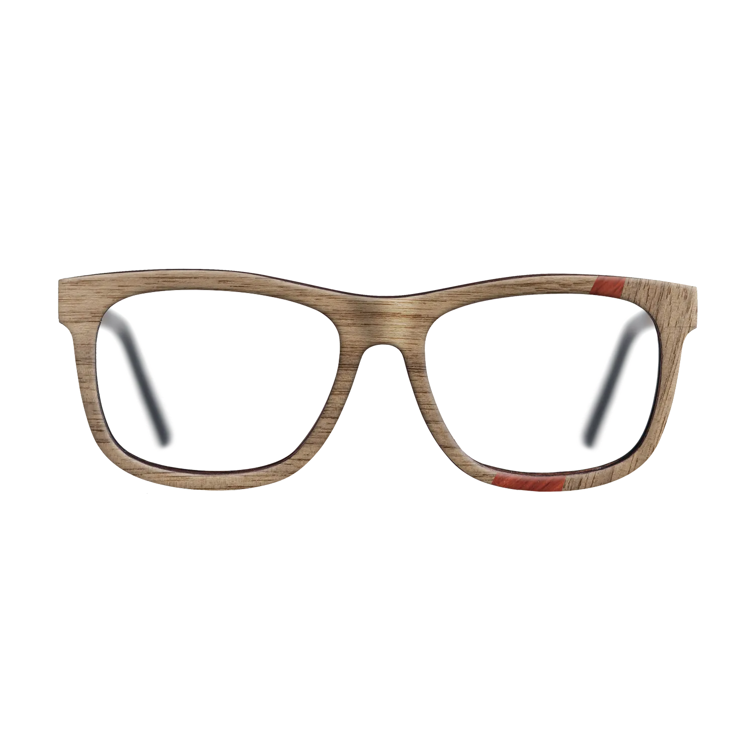 Fumed Oak,Poplar Dyed: Red,Walnut: Straight Grain: Wedge - The Hero - Square - 1203 - SIRIS wood optic