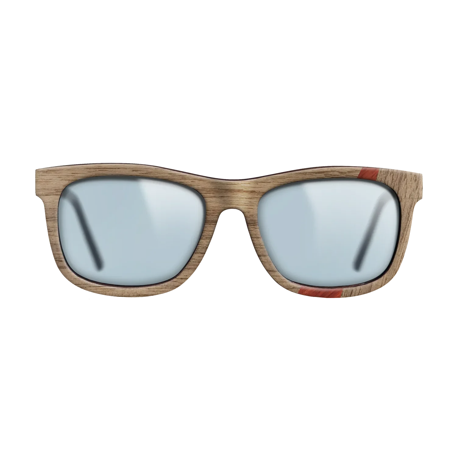 Fumed Oak,Poplar Dyed: Red,Walnut: Straight Grain: Wedge - The Hero - Square - 1203 - SIRIS wood optic