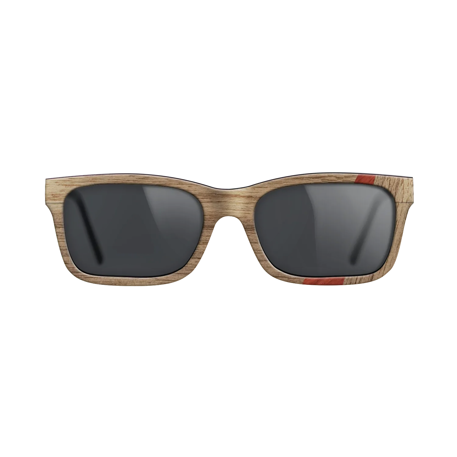 Fumed Oak,Poplar Dyed: Red,Walnut: Straight Grain: Wedge - The Sage - Rectangle - 1203 - SIRIS wood optic