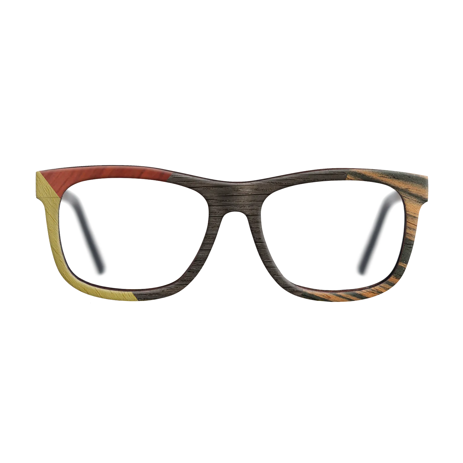 Fumed Oak,Poplar Dyed: Yellow,Italian Ebony,Poplar Dyed: Red: Bauhaus - The Hero - Square - 1546 - SIRIS wood optic