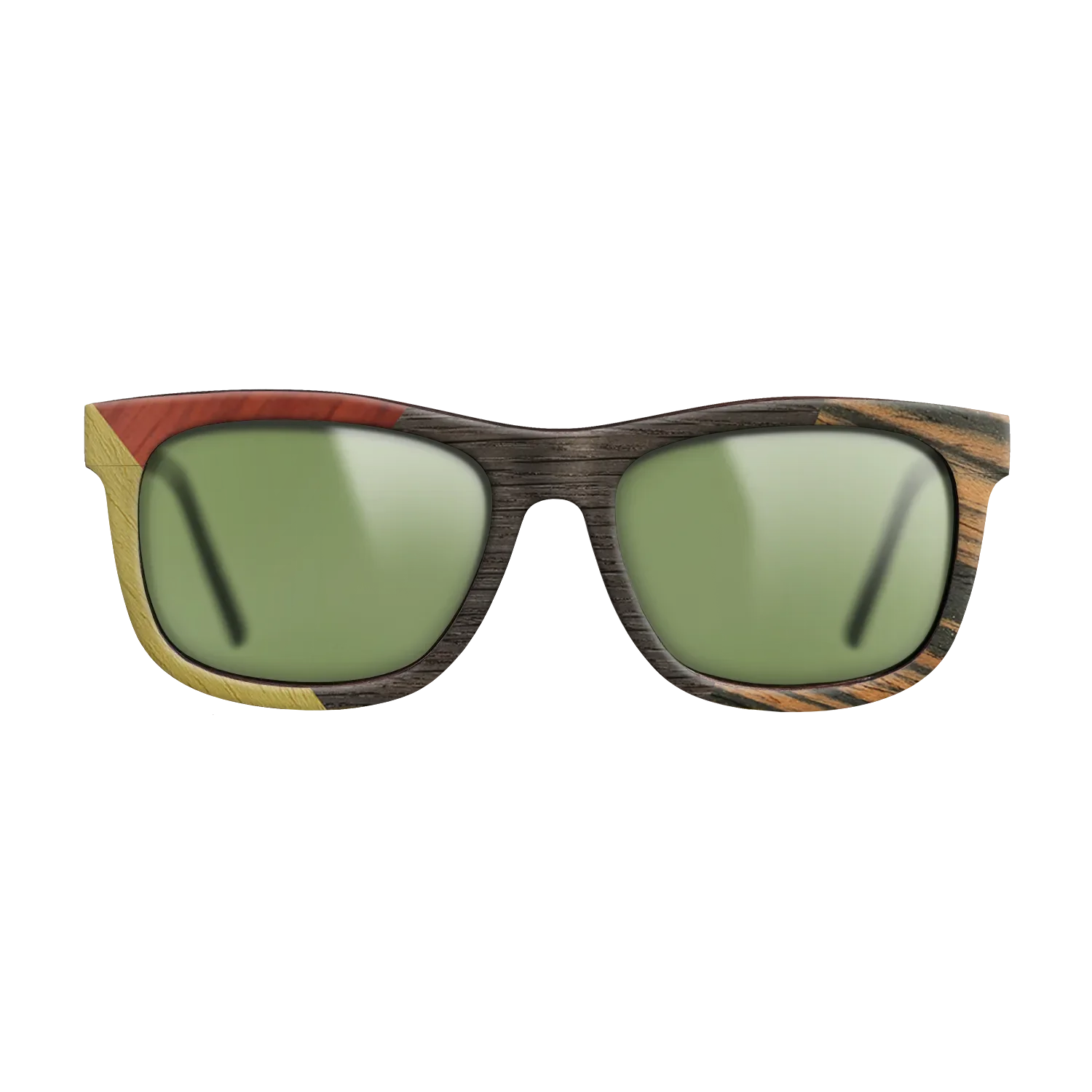 Fumed Oak,Poplar Dyed: Yellow,Italian Ebony,Poplar Dyed: Red: Bauhaus - The Hero - Square - 1546 - SIRIS wood optic