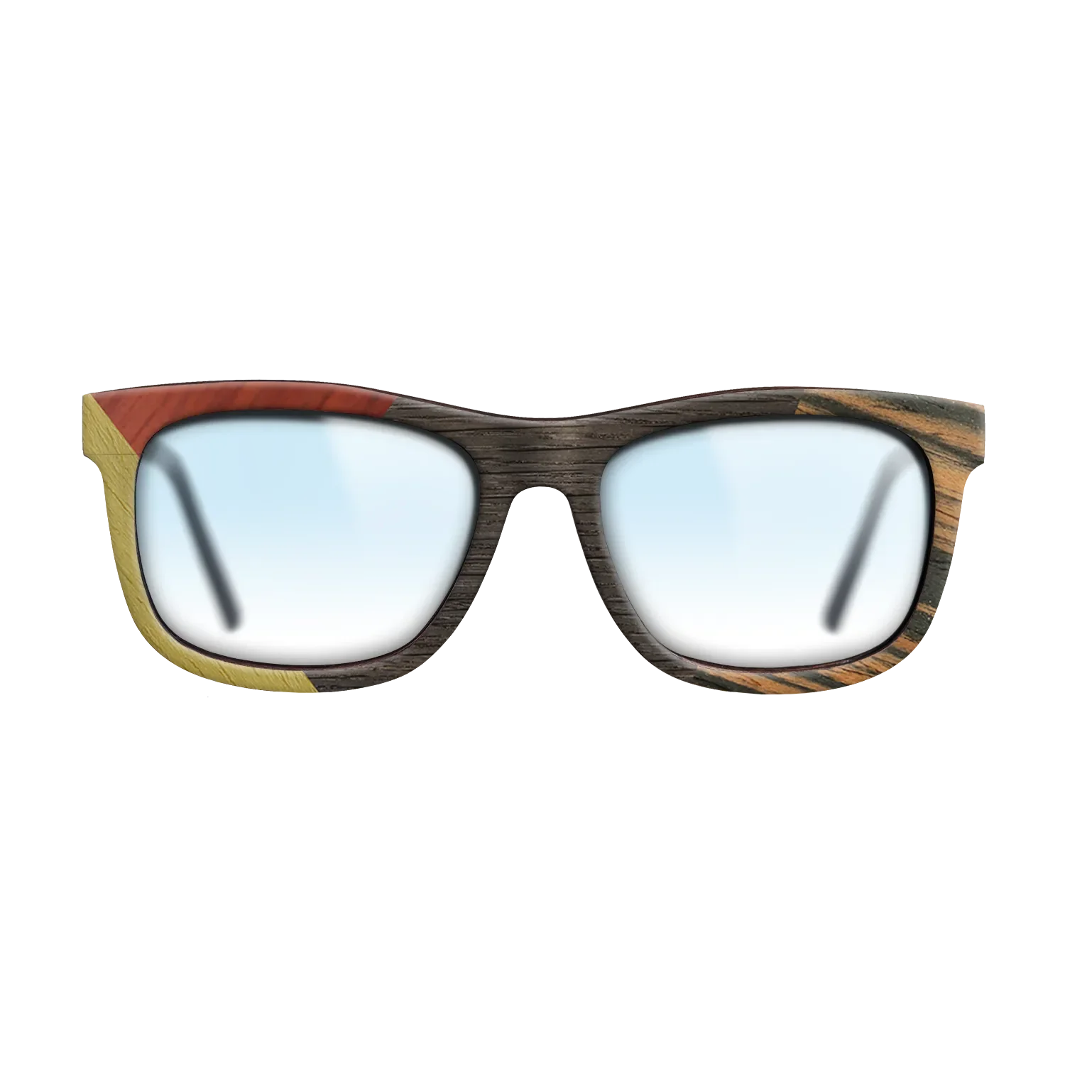 Fumed Oak,Poplar Dyed: Yellow,Italian Ebony,Poplar Dyed: Red: Bauhaus - The Hero - Square - 1546 - SIRIS wood optic