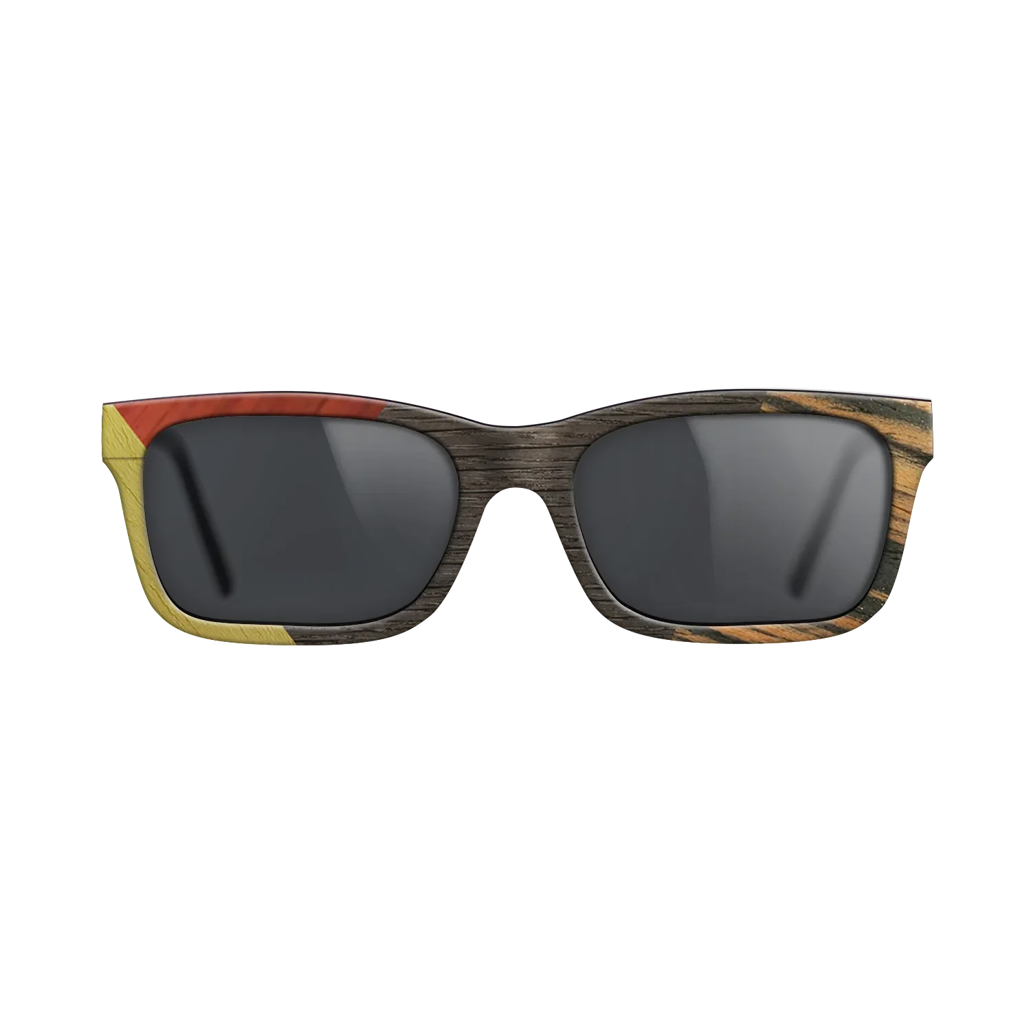 Fumed Oak,Poplar Dyed: Yellow,Italian Ebony,Poplar Dyed: Red: Bauhaus - The Sage - Rectangle - 1546 - SIRIS wood optic