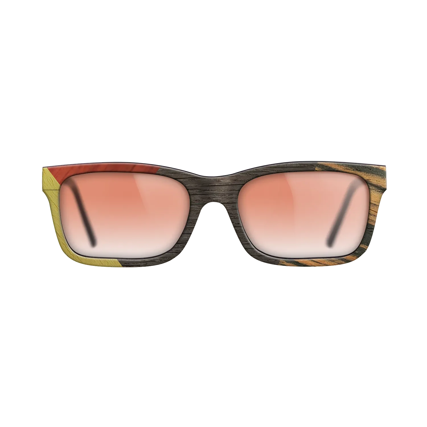 Fumed Oak,Poplar Dyed: Yellow,Italian Ebony,Poplar Dyed: Red: Bauhaus - The Sage - Rectangle - 1546 - SIRIS wood optic