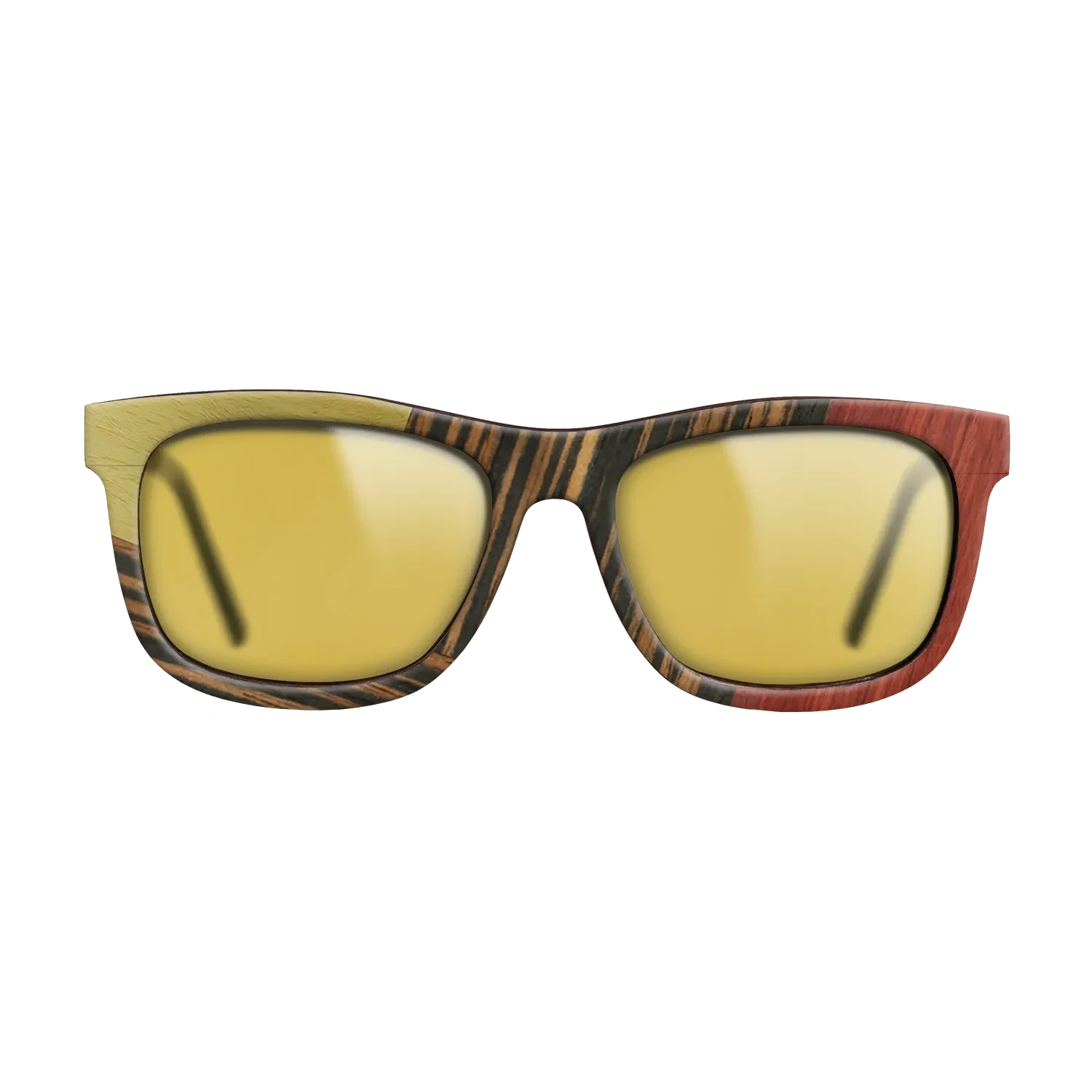 Fumed Oak,Poplar Dyed: Yellow,Poplar Dyed: Red,Italian Ebony: Geometric - The Hero - Square - SIRIS wood optic