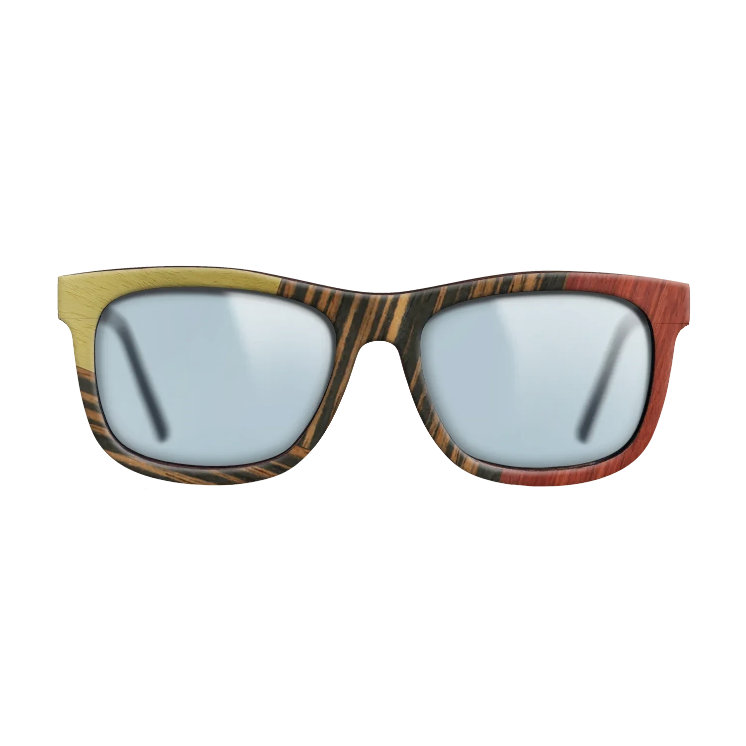 Fumed Oak,Poplar Dyed: Yellow,Poplar Dyed: Red,Italian Ebony: Geometric - The Hero - Square - SIRIS wood optic