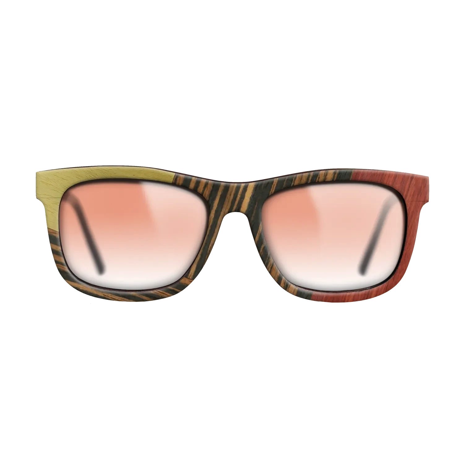 Fumed Oak,Poplar Dyed: Yellow,Poplar Dyed: Red,Italian Ebony: Geometric - The Hero - Square - SIRIS wood optic