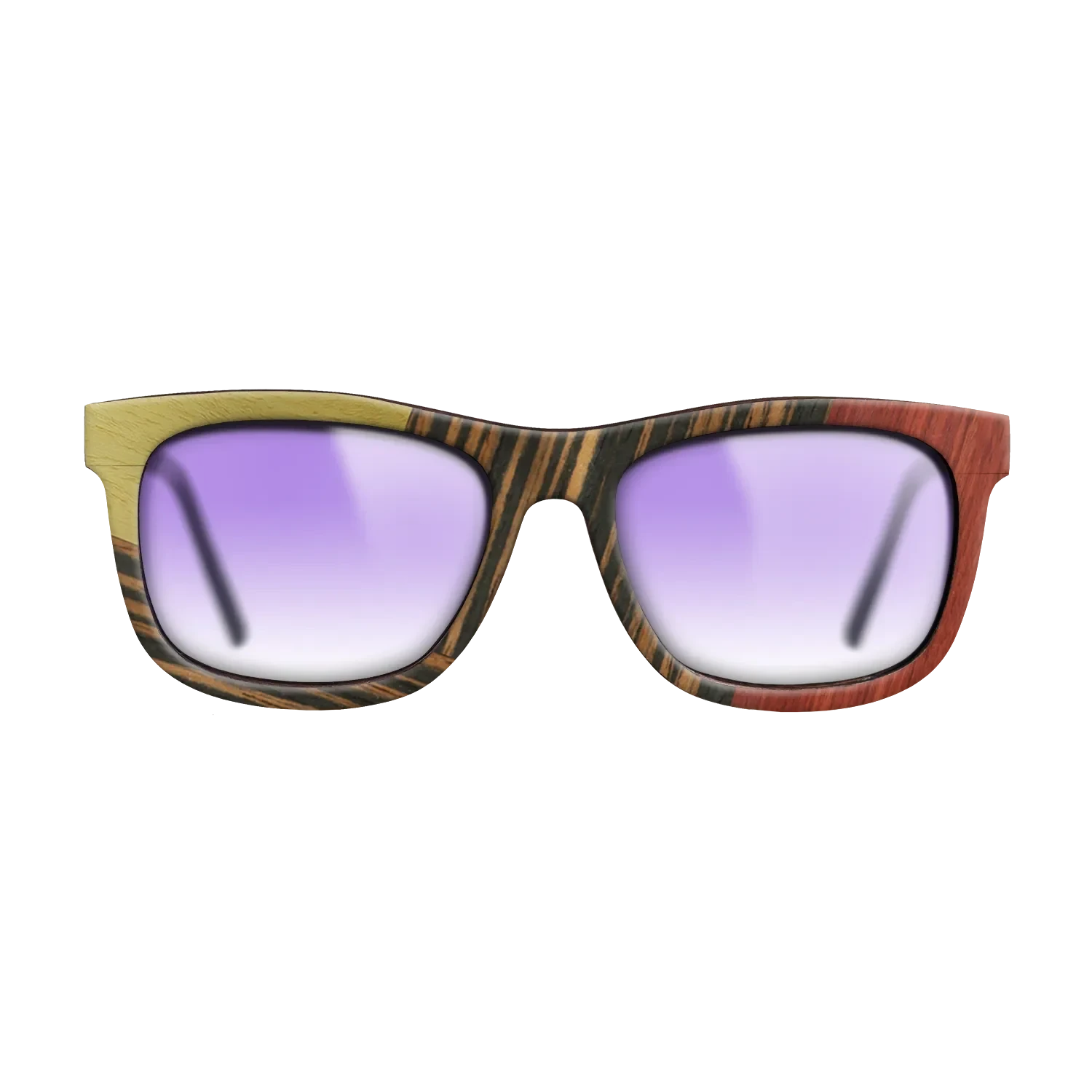 Fumed Oak,Poplar Dyed: Yellow,Poplar Dyed: Red,Italian Ebony: Geometric - The Hero - Square - SIRIS wood optic