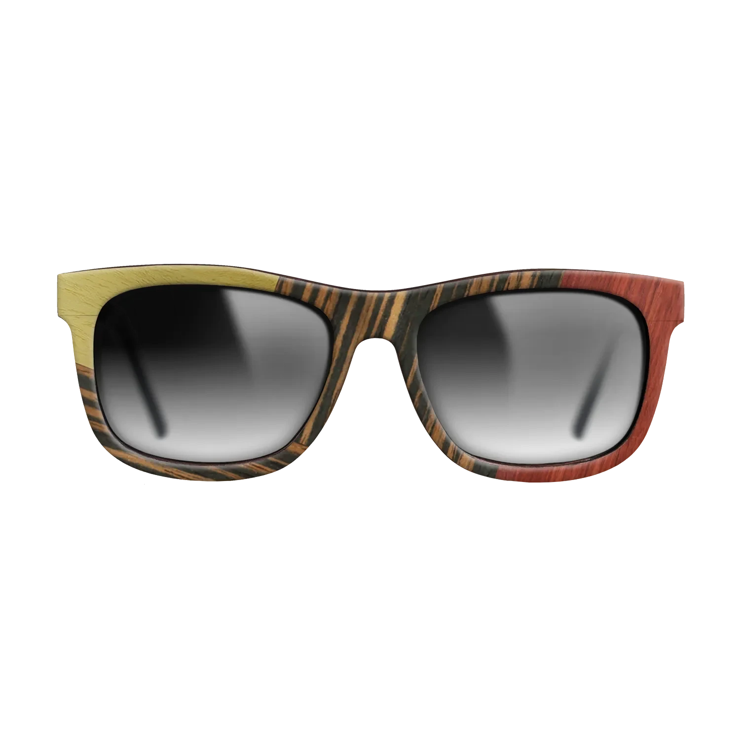 Fumed Oak,Poplar Dyed: Yellow,Poplar Dyed: Red,Italian Ebony: Geometric - The Hero - Square - SIRIS wood optic