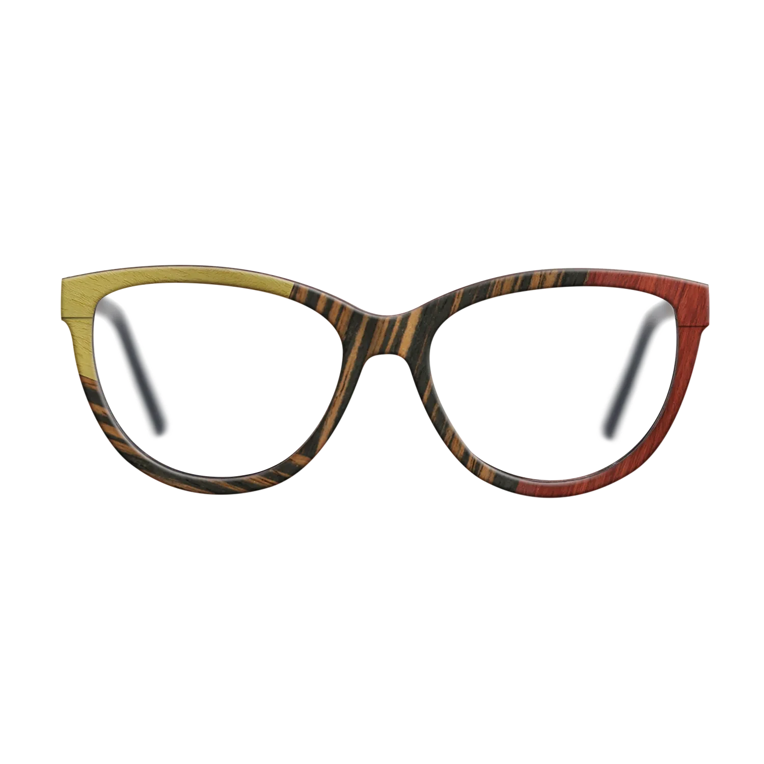 Fumed Oak,Poplar Dyed: Yellow,Poplar Dyed: Red,Italian Ebony: Geometric - The Maiden - Cat - SIRIS wood optic