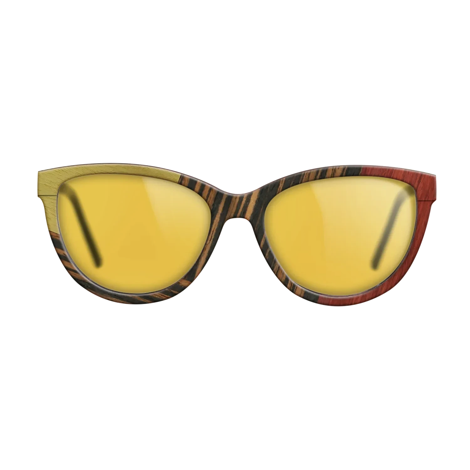 Fumed Oak,Poplar Dyed: Yellow,Poplar Dyed: Red,Italian Ebony: Geometric - The Maiden - Cat - SIRIS wood optic