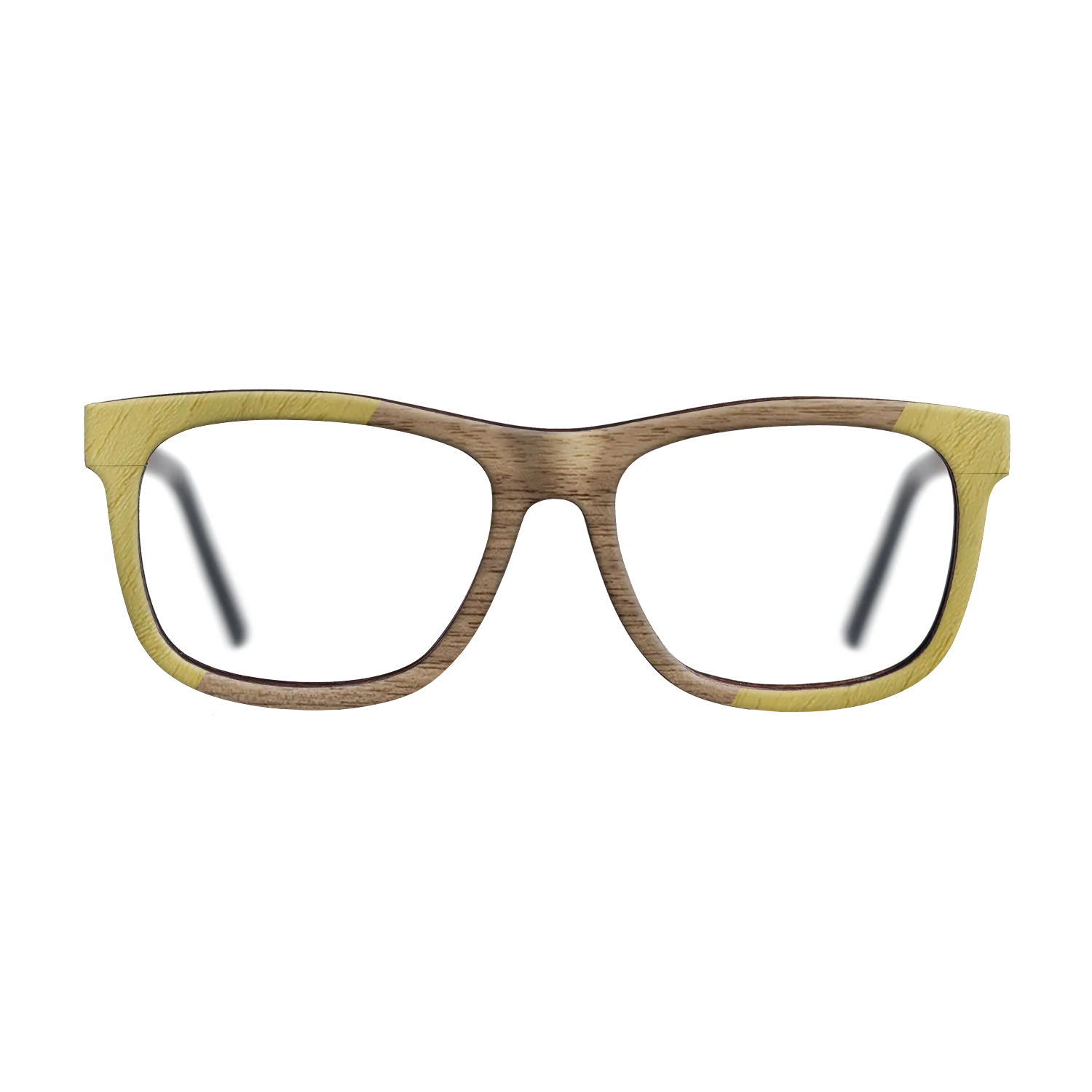 Fumed Oak,Poplar Dyed: Yellow,Walnut: Straight Grain: Angle Cut - The Hero - Square - 1518 - SIRIS wood optic