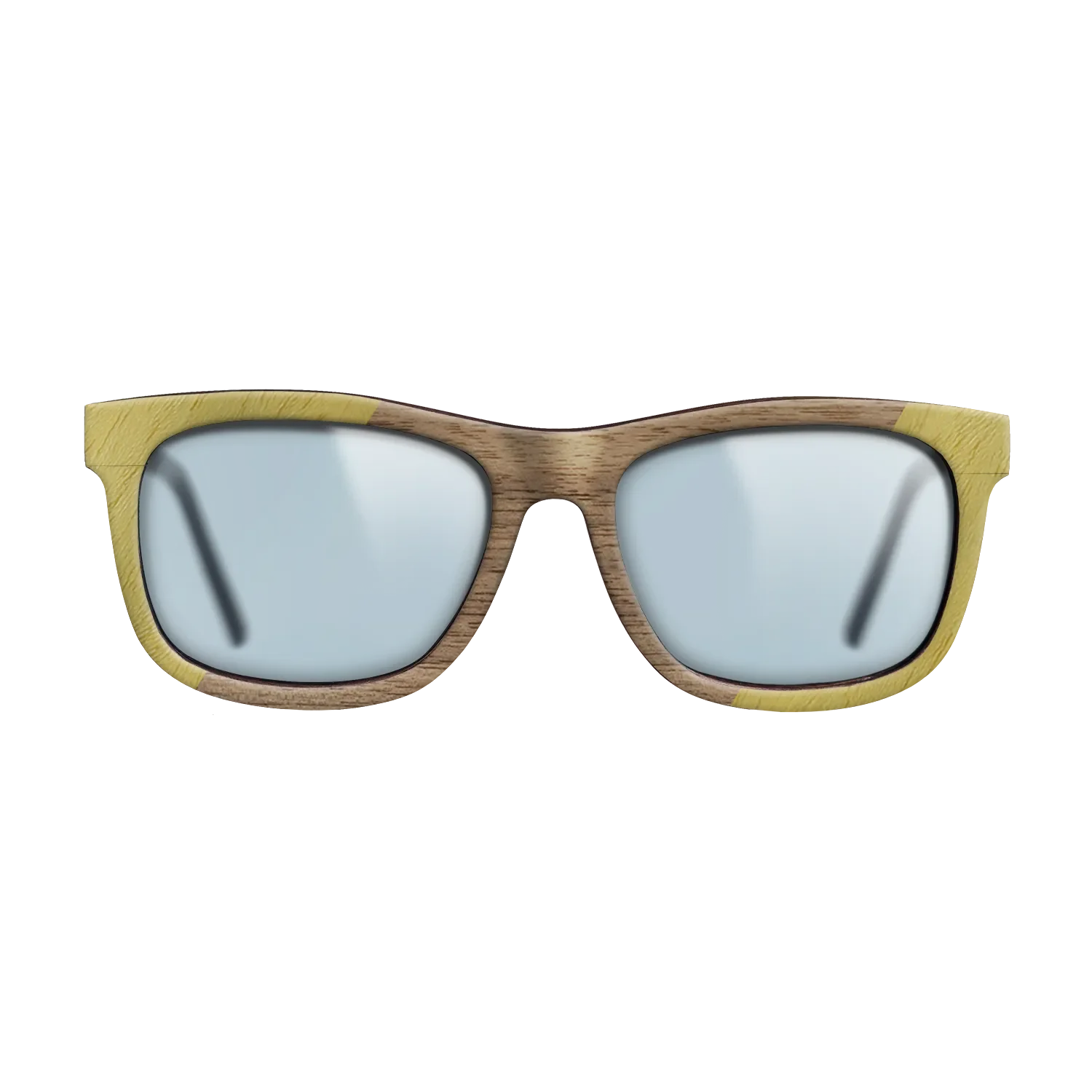 Fumed Oak,Poplar Dyed: Yellow,Walnut: Straight Grain: Angle Cut - The Hero - Square - 1518 - SIRIS wood optic