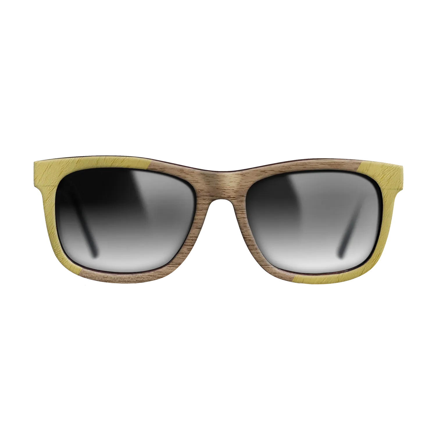 Fumed Oak,Poplar Dyed: Yellow,Walnut: Straight Grain: Angle Cut - The Hero - Square - 1518 - SIRIS wood optic