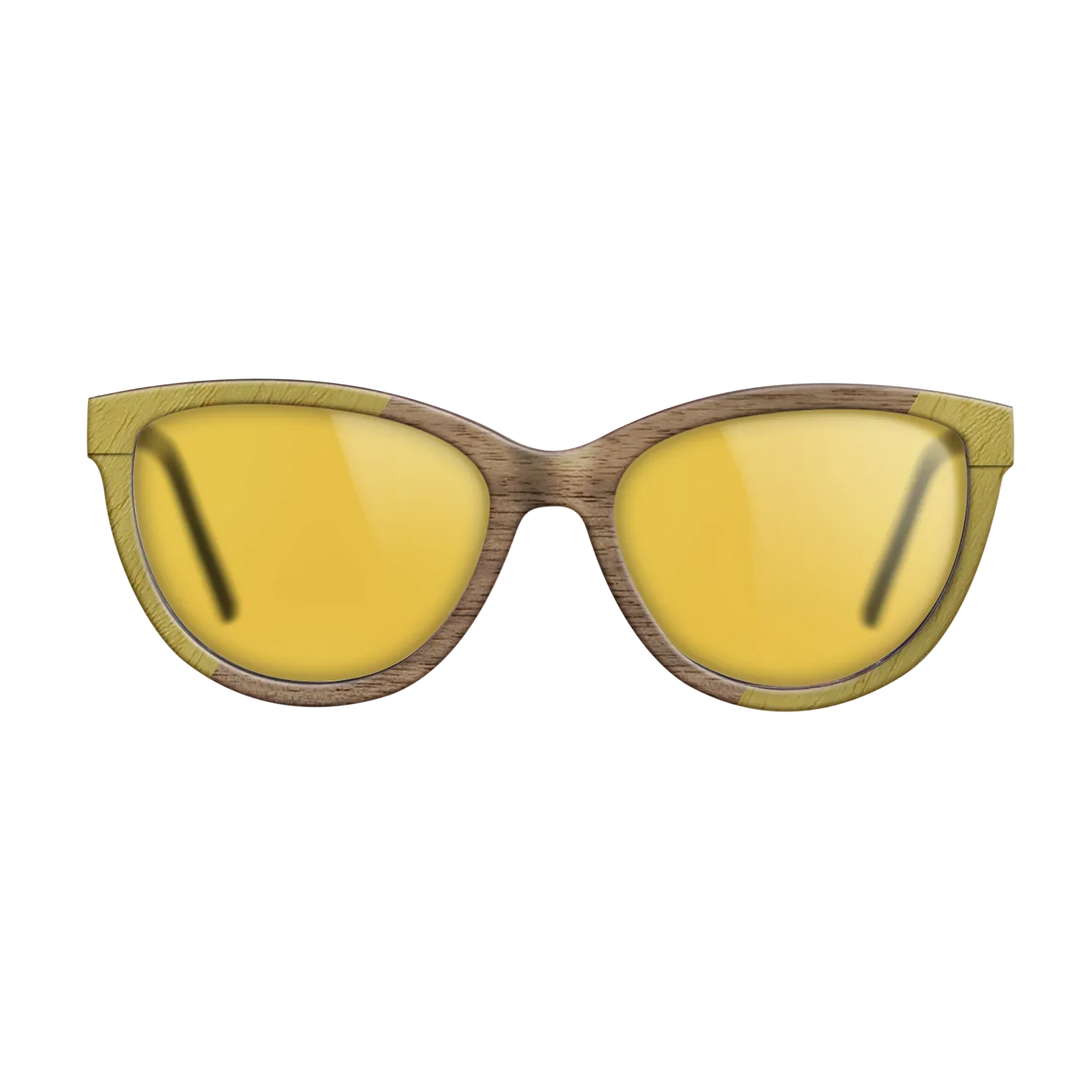 Fumed Oak,Poplar Dyed: Yellow,Walnut: Straight Grain: Angle Cut - The Maiden - Cat - 1518 - SIRIS wood optic