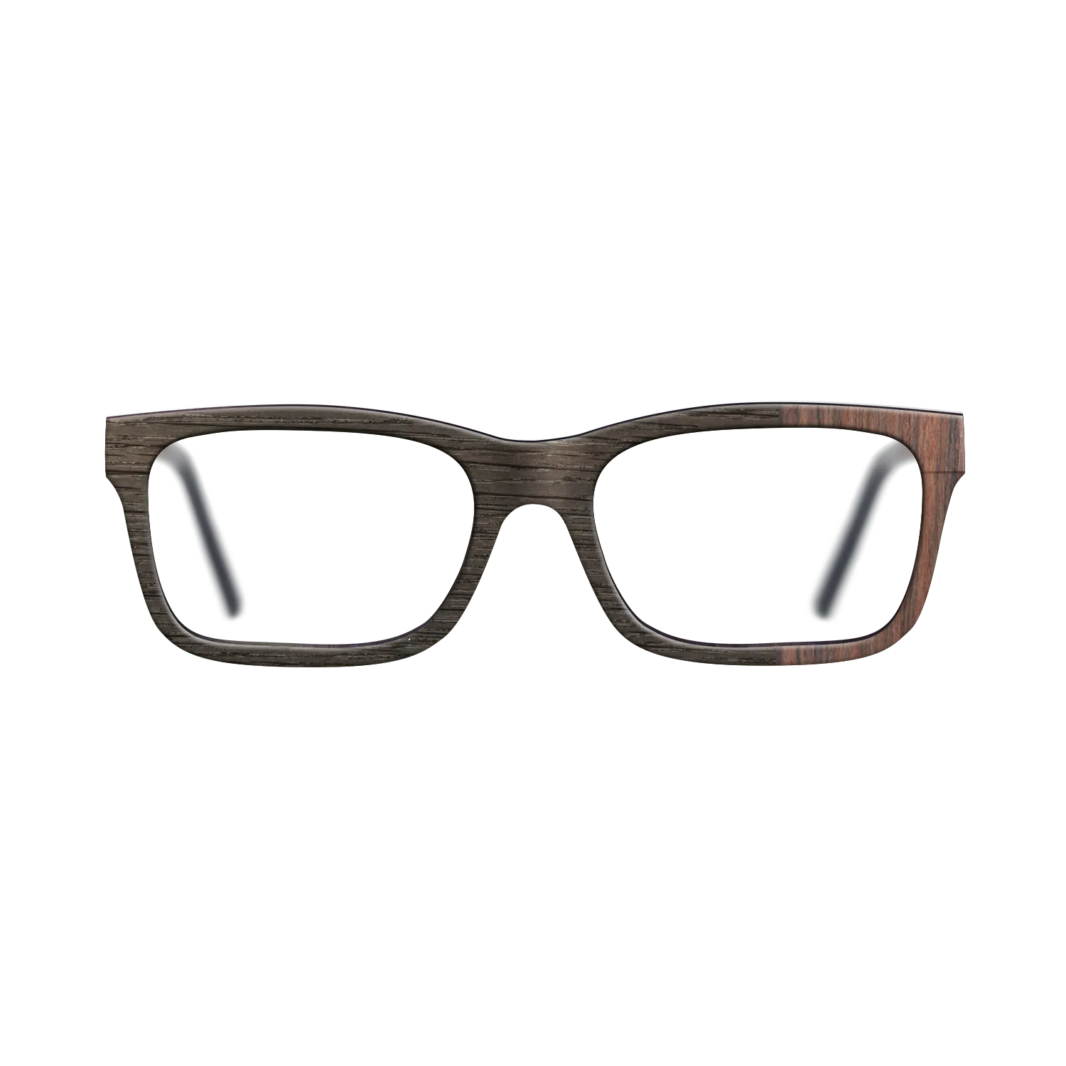 Fumed Oak,Rosewood Reconstituted: Bauhaus - The Sage - Rectangle - SIRIS wood optic