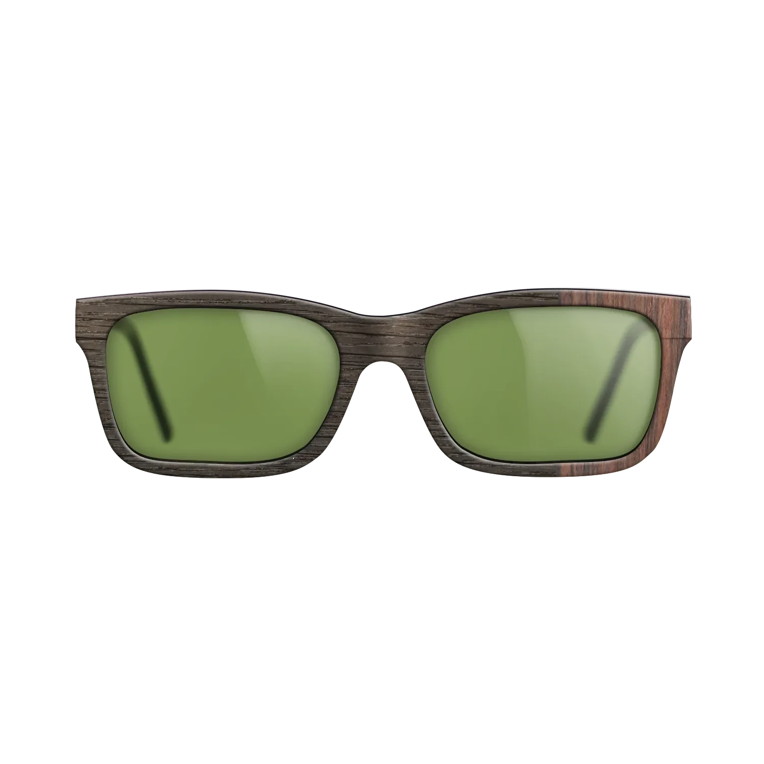 Fumed Oak,Rosewood Reconstituted: Bauhaus - The Sage - Rectangle - SIRIS wood optic