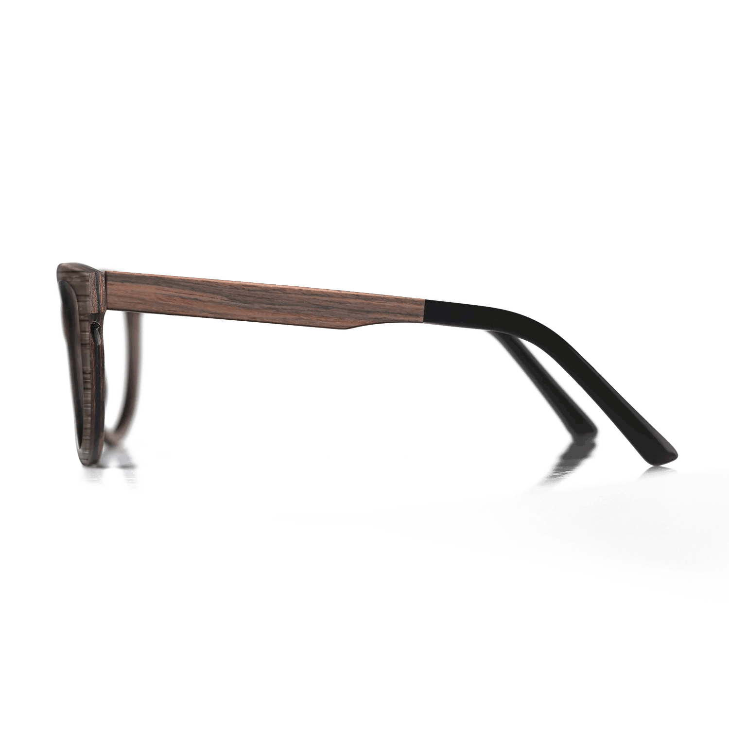 Fumed Oak,Rosewood Reconstituted: Binary - The Rebel - Round - SIRIS wood optic