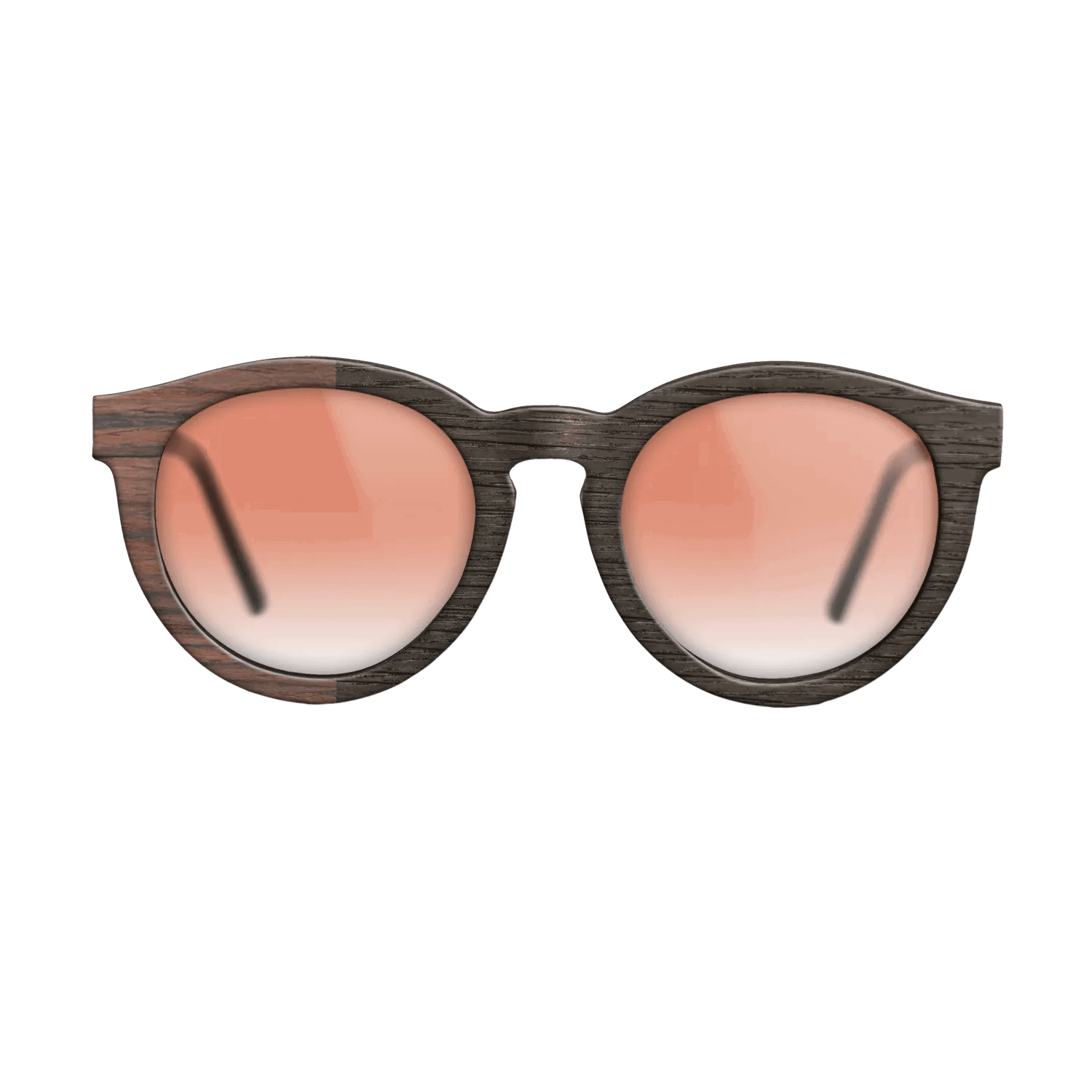 Fumed Oak,Rosewood Reconstituted: Binary - The Rebel - Round - SIRIS wood optic