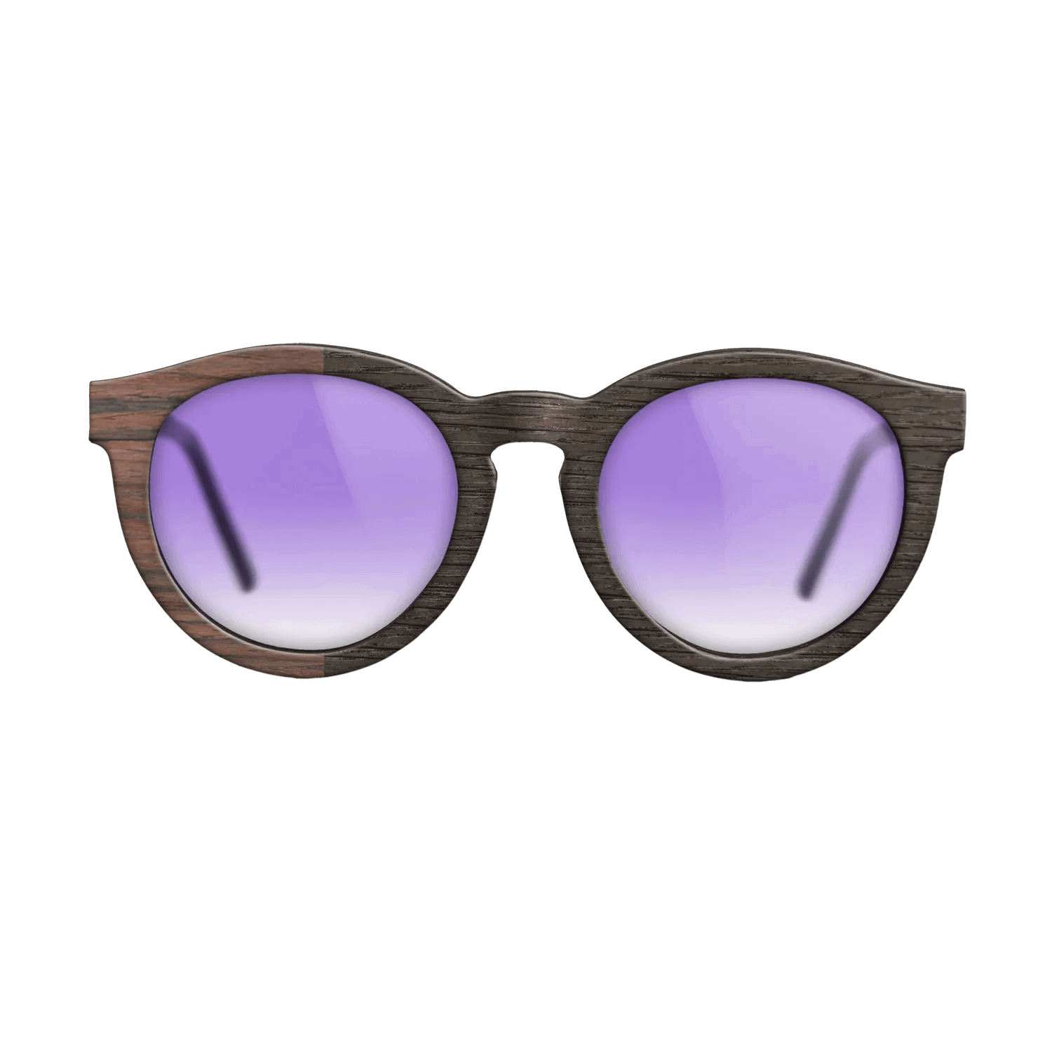 Fumed Oak,Rosewood Reconstituted: Binary - The Rebel - Round - SIRIS wood optic