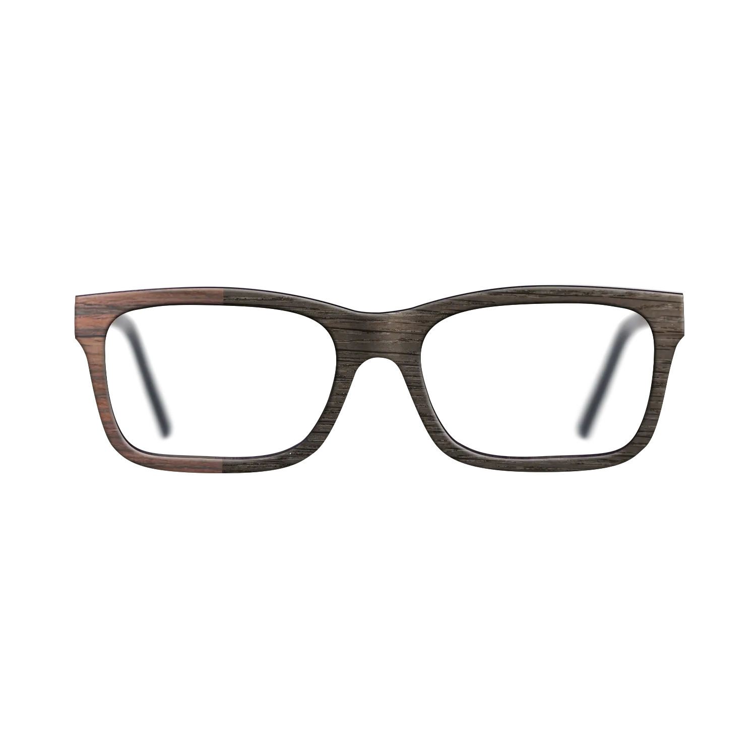 Fumed Oak,Rosewood Reconstituted: Binary - The Sage - Rectangle - SIRIS wood optic