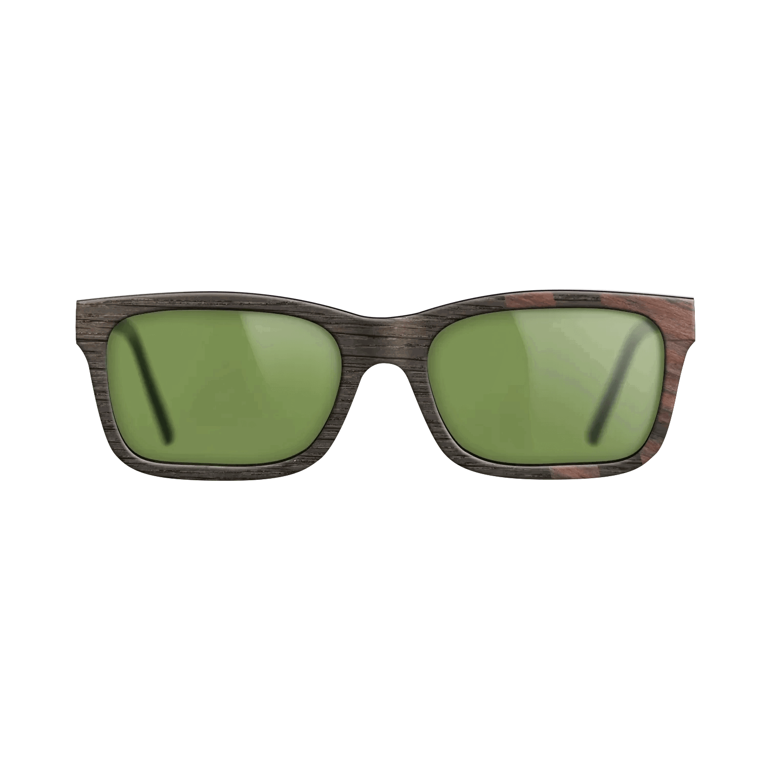 Fumed Oak,Rosewood Reconstituted: Splice - The Sage - Rectangle - SIRIS wood optic