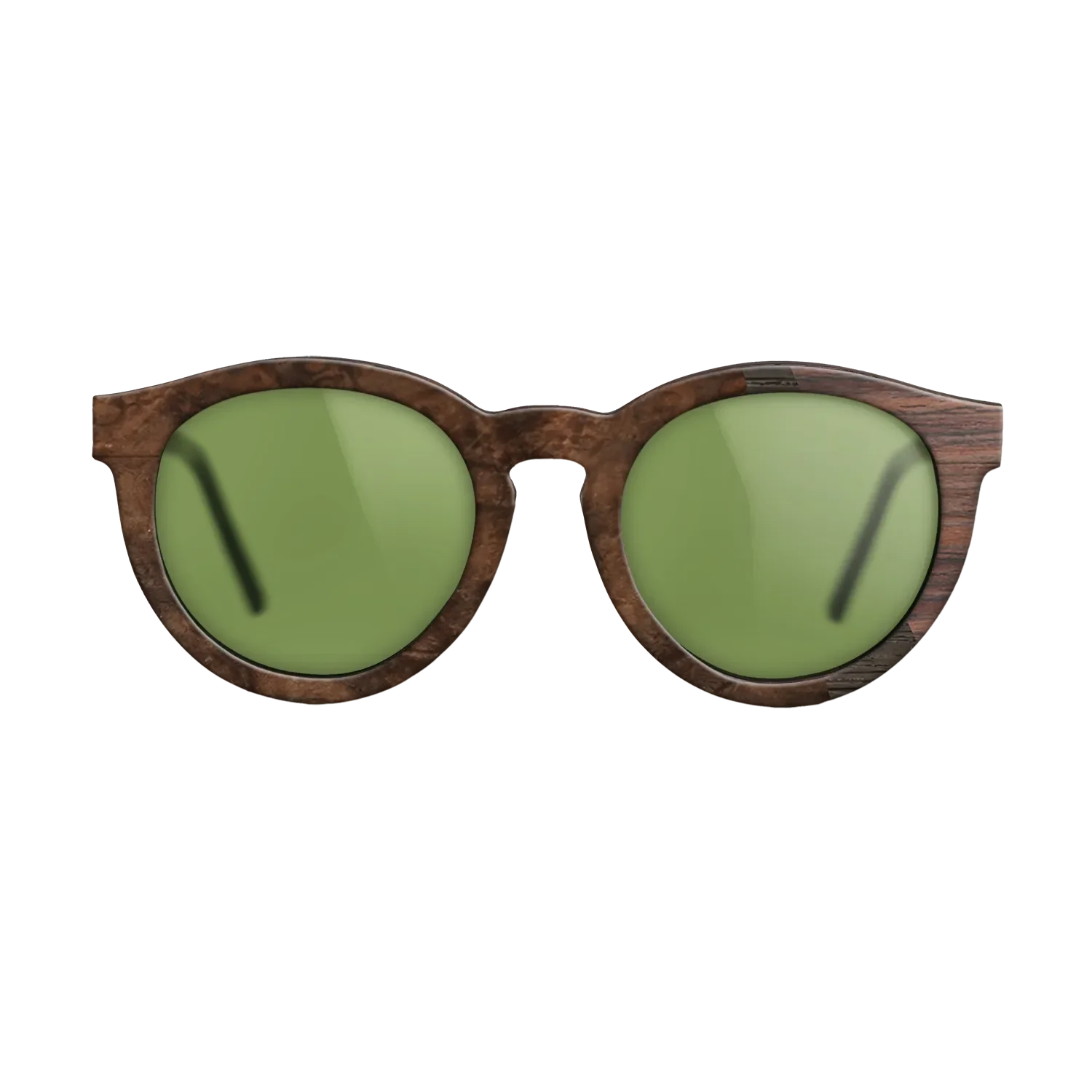 Fumed Oak,Rosewood Reconstituted,Walnut Burl: Angle Cut - The Rebel - Round - SIRIS wood optic