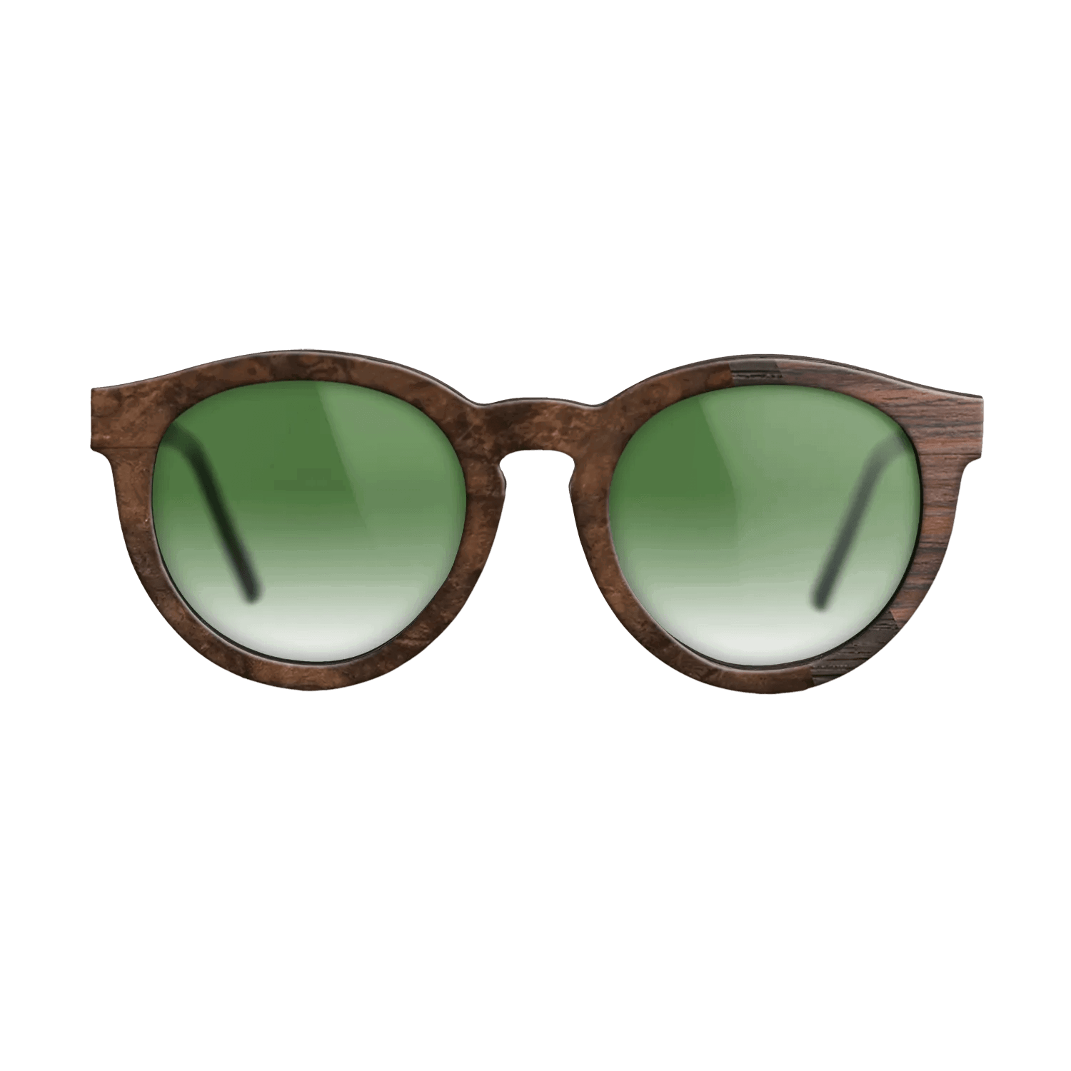 Fumed Oak,Rosewood Reconstituted,Walnut Burl: Angle Cut - The Rebel - Round - SIRIS wood optic