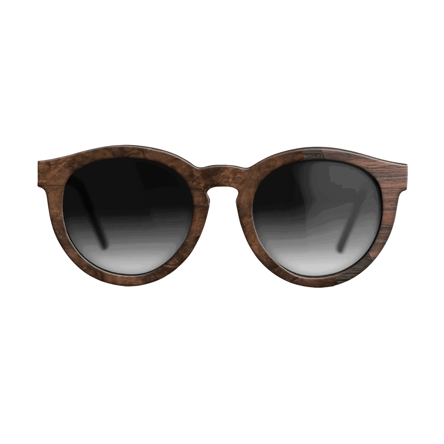 Fumed Oak,Rosewood Reconstituted,Walnut Burl: Angle Cut - The Rebel - Round - SIRIS wood optic
