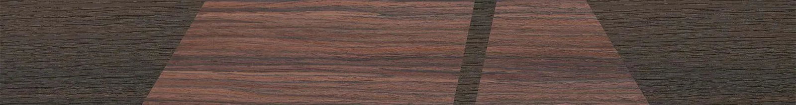 Fumed Oak,Rosewood Reconstituted: Wedge - The Rebel - Round - SIRIS wood optic