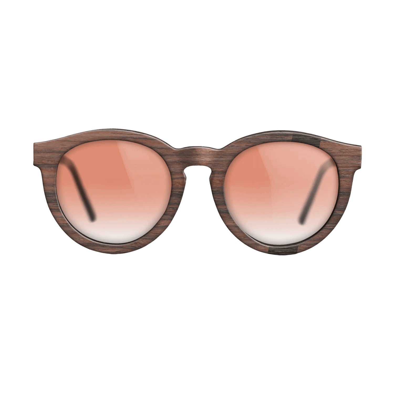 Fumed Oak,Rosewood Reconstituted: Wedge - The Rebel - Round - SIRIS wood optic