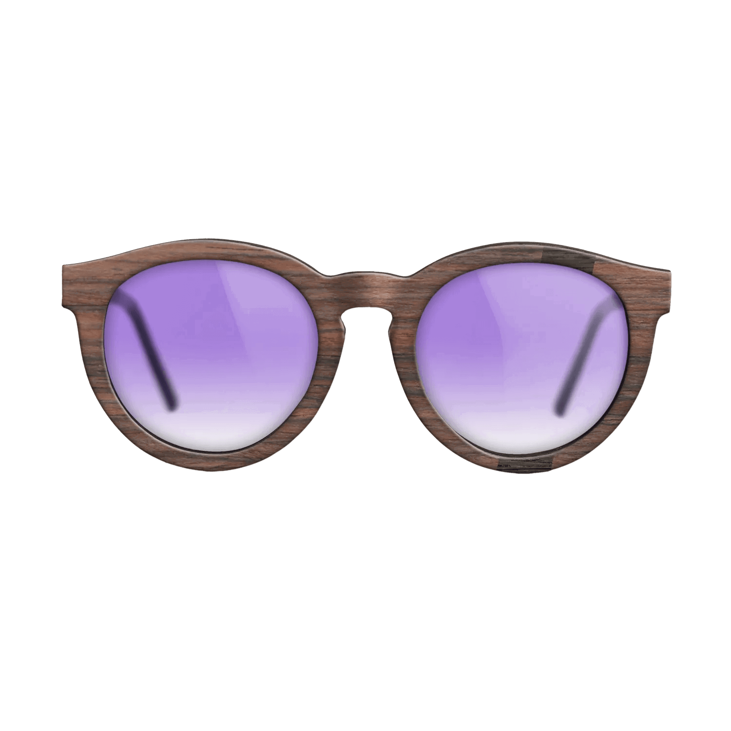 Fumed Oak,Rosewood Reconstituted: Wedge - The Rebel - Round - SIRIS wood optic