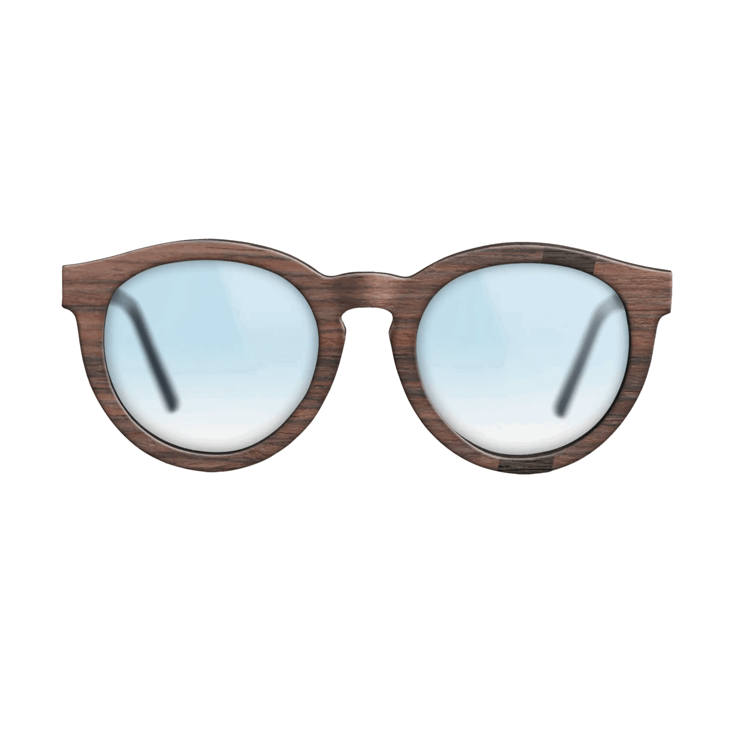 Fumed Oak,Rosewood Reconstituted: Wedge - The Rebel - Round - SIRIS wood optic